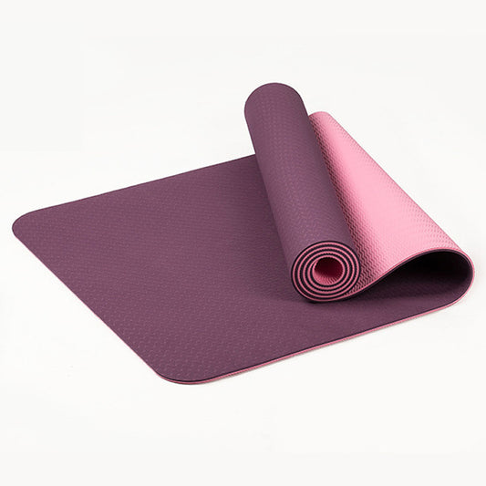 8 mm dicke zweifarbige Yogamatte – verlängert 183 x 61 cm